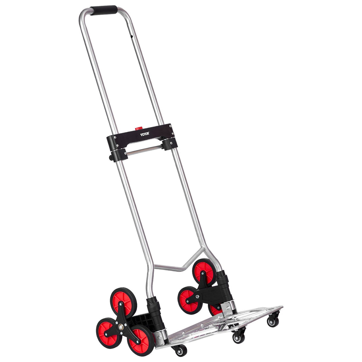 Stair Climbing Cart Heavy Duty Folding Hand Truck Dolly 118 kg 10 Wheels V952-TCSPLCYS260LDSY04V0