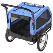 Dog Bike Trailer, Supports up to 40 kg, 2-in-1 Pet Stroller Cart Bicycle Carrier for Small & Large Dogs, Easy V952-TCTCLYSCWZXCV6PKI001V0