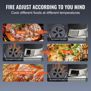 Portable Charcoal Grill, Propane Gas Grills with Cover and Cart, Heavy Duty Stainless Steel BBQ Grill, Mini V952-TCYXLYC243700Y92IV0