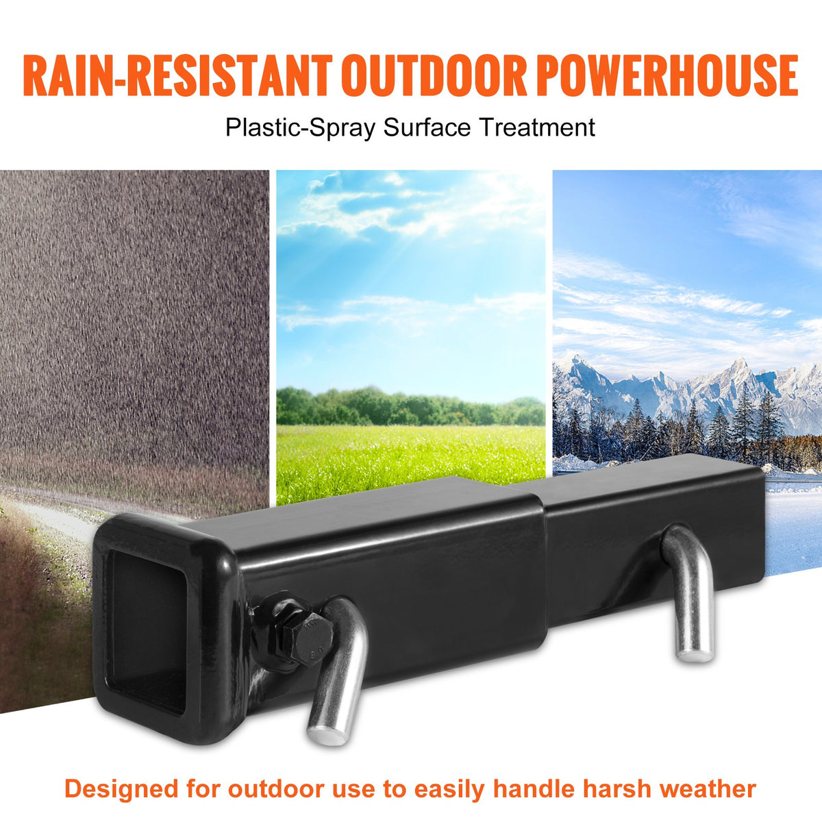 Trailer Hitch Extender, Fits for 2" Receiver Hitch Adapter, Trailer Hitch Extension Tube Extender, 7" V952-TCYZZG227000K8HB7V0