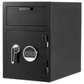 1.2 Cubic Feet Drop Safe, Large Capacity Front Drop Slot Safe Box with Digital Keypad, Heavy Duty 2 Tiers V952-TDSBXJ141420DFPNC001V9
