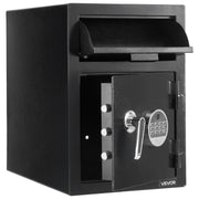 1.2 Cubic Feet Drop Safe, Large Capacity Front Drop Slot Safe Box with Digital Keypad, Heavy Duty 2 Tiers V952-TDSBXJ141420DFPNC001V9