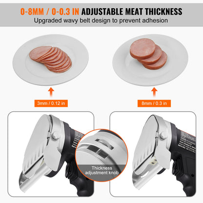 Electric Shawarma Knife, 80W Professional Turkish Kebab Knife, Commercial Stainless Steel Gyro Cutter, Doner V952-TEQKRD80WYBDC31TVV3