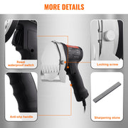 Electric Shawarma Knife, 80W Professional Turkish Kebab Knife, Commercial Stainless Steel Gyro Cutter, Doner V952-TEQKRD80WYBDC31TVV3