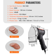 Electric Shawarma Knife, 80W Professional Turkish Kebab Knife, Commercial Stainless Steel Gyro Cutter, Doner V952-TEQKRDW80WBDNAO7VV3
