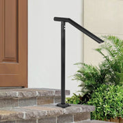 1-3 Step Handrail Railing for Steps Steel 150 kg Capacity with Screw Kit V952-TFBXYGLZHS3C1XYBOV0