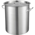 Stainless Steel Stockpot, 42 Quart Large Cooking Pots, Multipurpose Cookware Sauce Pot with Lid & Handle, V952-TGFHDB30442QTKOM5V0