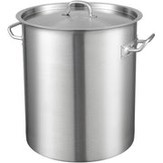 Stainless Steel Stockpot, 42 Quart Large Cooking Pots, Multipurpose Cookware Sauce Pot with Lid & Handle, V952-TGFHDB30442QTKOM5V0