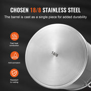 Stainless Steel Stockpot, 42 Quart Large Cooking Pots, Multipurpose Cookware Sauce Pot with Lid & Handle, V952-TGFHDB30442QTKOM5V0