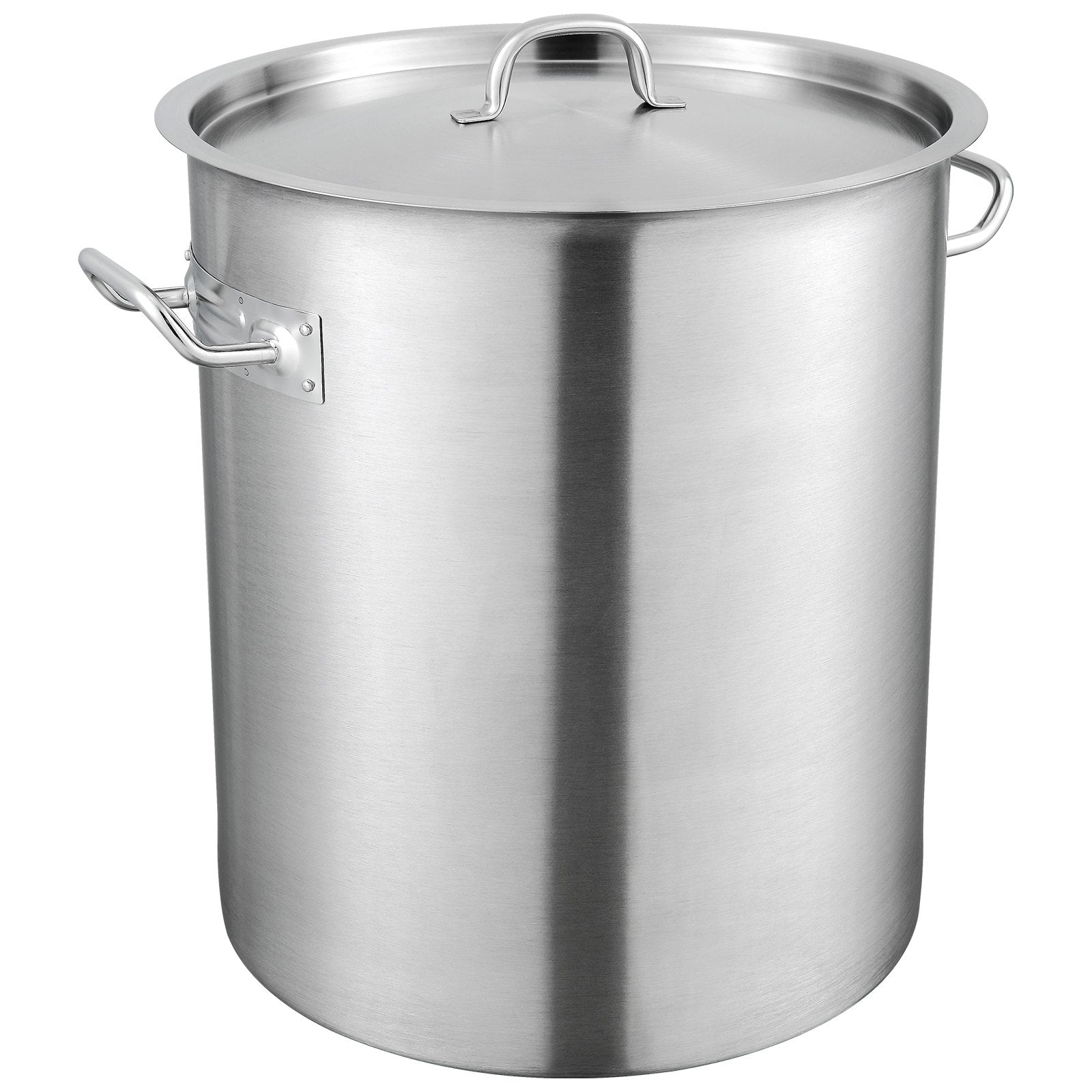 Stainless Steel Stockpot, 42 Quart Large Cooking Pots, Multipurpose Cookware Sauce Pot with Lid & Handle, V952-TGFHDB30442QTKOM5V0