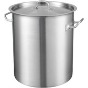 Stainless Steel Stockpot, 42 Quart Large Cooking Pots, Multipurpose Cookware Sauce Pot with Lid & Handle, V952-TGFHDB30442QTKOM5V0