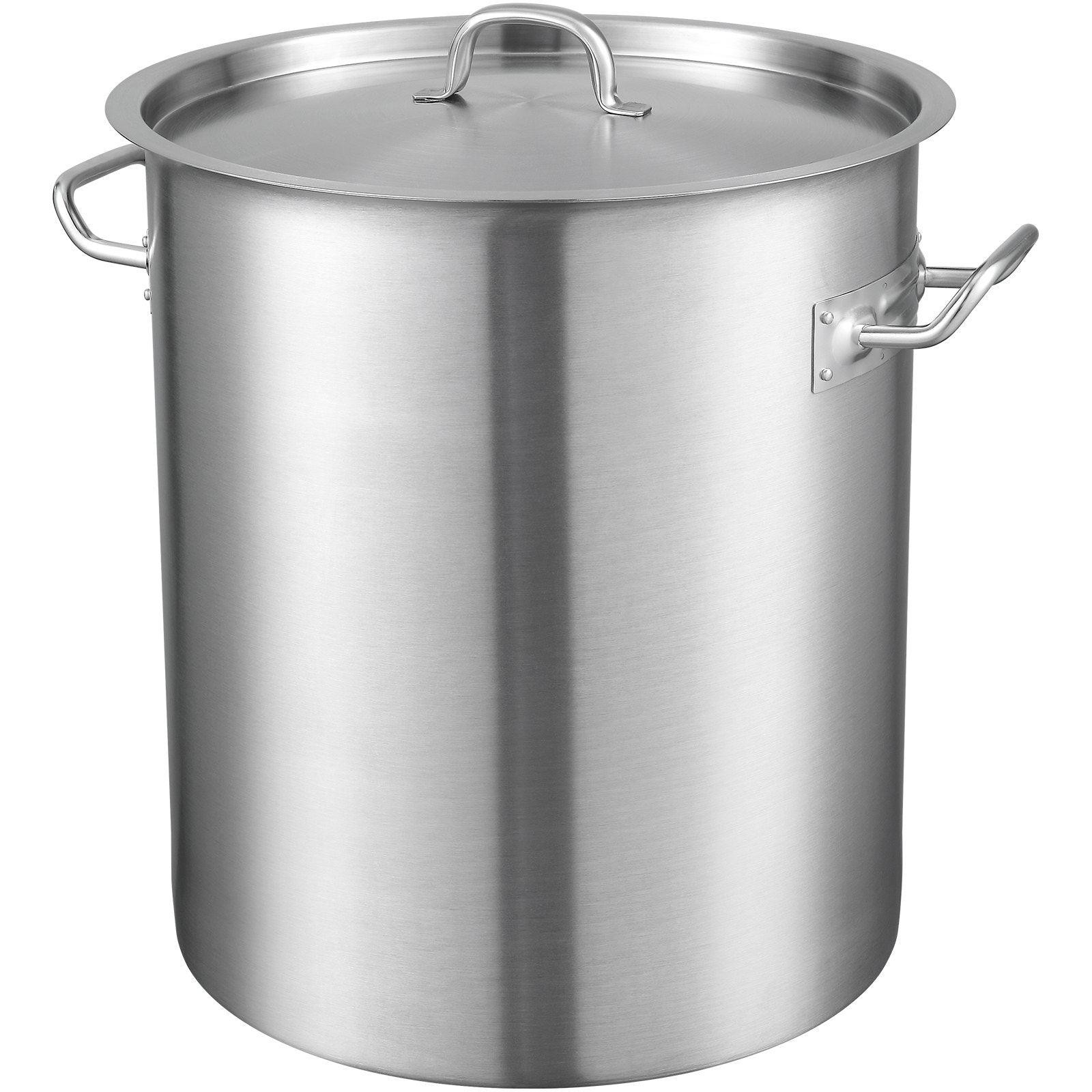 Stainless Steel Stockpot, 42 Quart Large Cooking Pots, Multipurpose Cookware Sauce Pot with Lid & Handle, V952-TGFHDB30442QTKOM5V0
