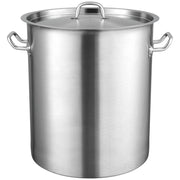 Stainless Steel Stockpot, 42 Quart Large Cooking Pots, Multipurpose Cookware Sauce Pot with Lid & Handle, V952-TGFHDB30442QTKOM5V0