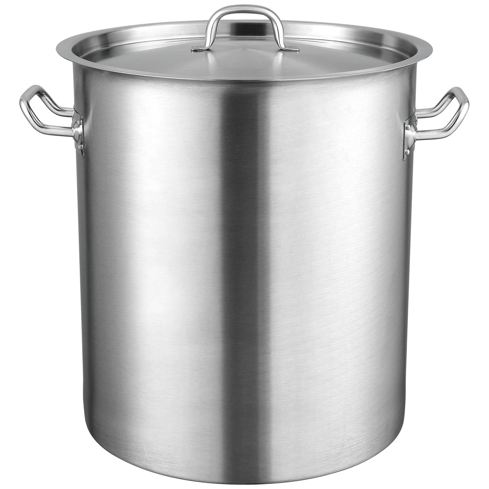 Stainless Steel Stockpot, 42 Quart Large Cooking Pots, Multipurpose Cookware Sauce Pot with Lid & Handle, V952-TGFHDB30442QTKOM5V0