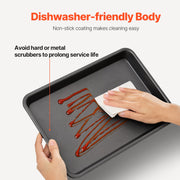 Baking Pan Set 3-Piece Nonstick Carbon Steel Set with Silicone Handles V952-TGKPTZ3JHS00T7HSBV0