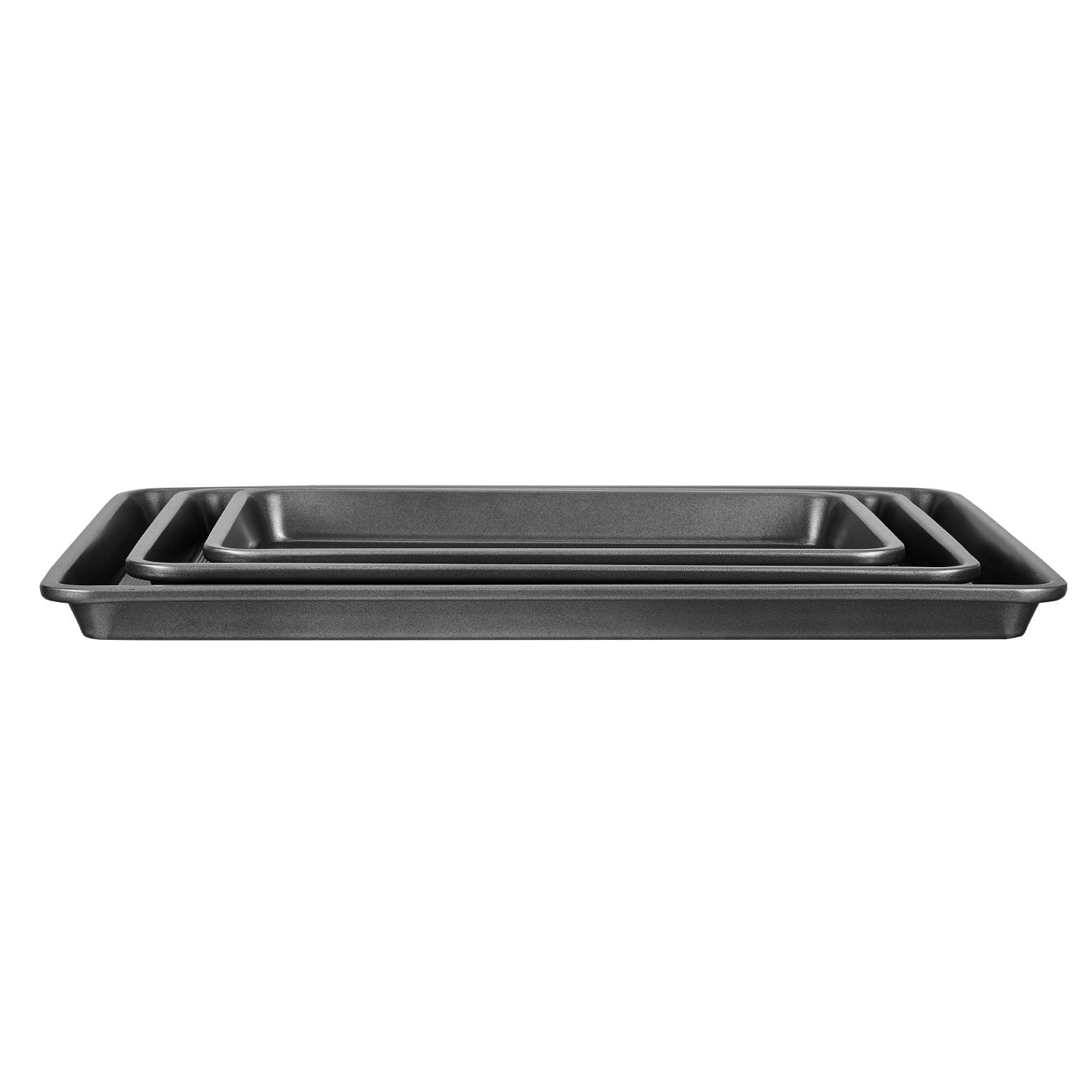 Baking Pan Set 3-Piece Nonstick Carbon Steel Set with Silicone Handles V952-TGKPTZ3JHS00T7HSBV0