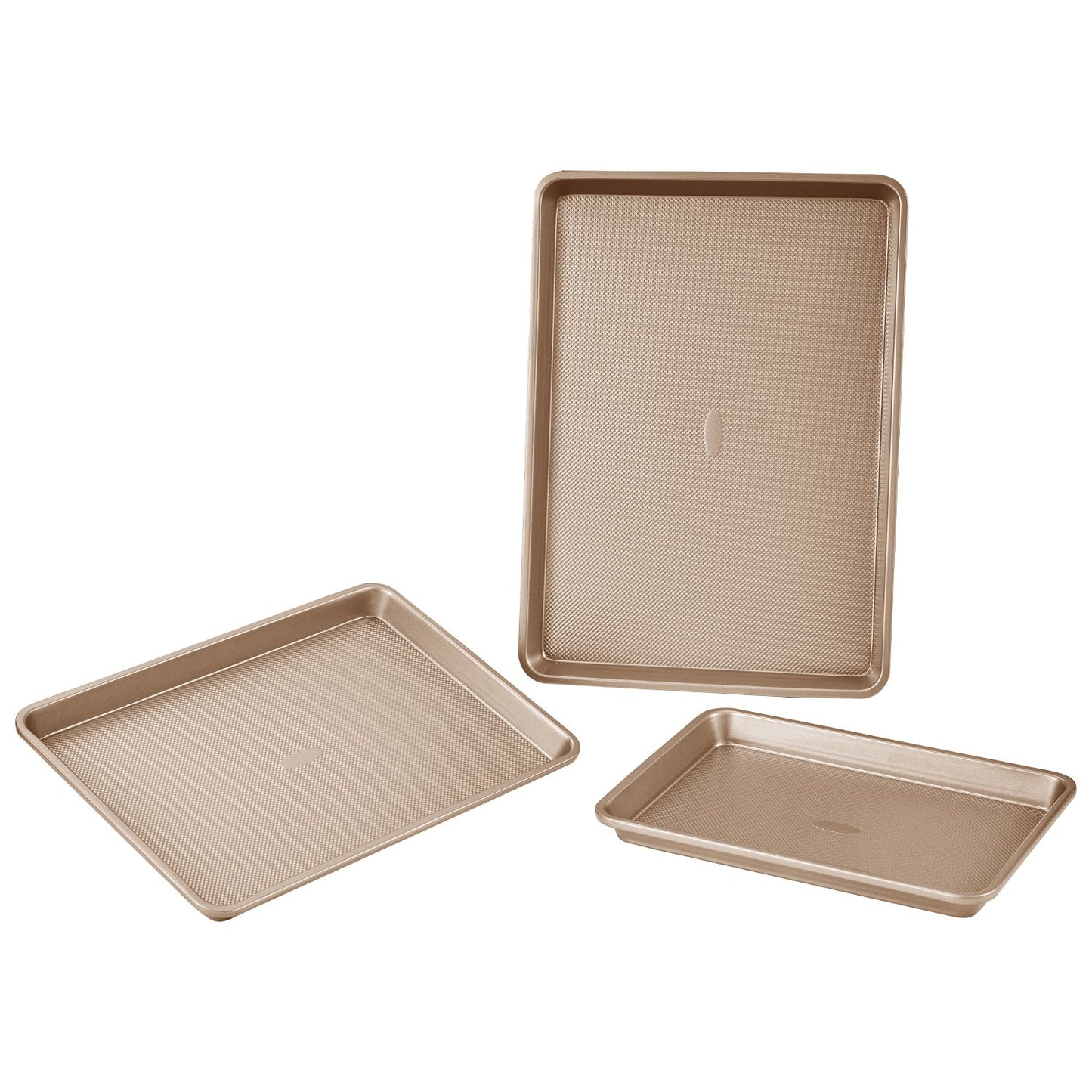 Baking Pan Set 3-Piece Nonstick Carbon Steel Set with Silicone Handles V952-TGKPTZ3JJS00J7BCRV0