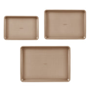 Baking Pan Set 3-Piece Nonstick Carbon Steel Set with Silicone Handles V952-TGKPTZ3JJS00J7BCRV0
