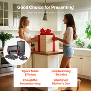 Baking Pan Set 6-Piece Nonstick Carbon Steel Set with Silicone Handles V952-TGKPTZ6JHS00V24UMV0
