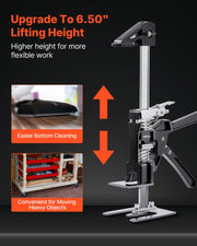 Labor Saving Arm Jack, 2 PCS 200 kg Bearing Capacity, Lifting up to 165 mm, Metal Hand Lifting Jack Tool with V952-TGQ170MM2DHS09LQLV0