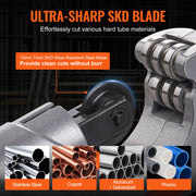 3PCS Tubing Cutter Set, 3/16"-2" O.D. Copper Pipe Cutter, 1/8"-7/8" O.D. Mini Tube Cutter and Deburring Tool, V952-TGQG331621878FNBFV0