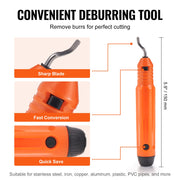 3PCS Tubing Cutter Set, 3/16"-2" O.D. Copper Pipe Cutter, 1/8"-7/8" O.D. Mini Tube Cutter and Deburring Tool, V952-TGQG331621878FNBFV0
