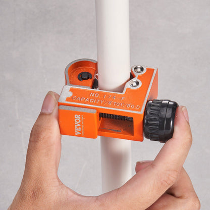 Mini Tubing Cutter, 1/8" - 1-1/8" O.D. Mini Copper Pipe Cutter, Heavy Duty Compact Tube Cutter Tool with V952-TGQGQJT11878825P0V0