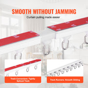 Ceiling Curtain Track Set, 9.9 FT/3 Meter, Self Adhesive, No Drill Ceiling Track System for Curtains, Room V952-THBCLGDTZPVCKEOX8V0