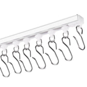 Ceiling Curtain Track Set, 9.9 FT/3 Meter, Self Adhesive, No Drill Ceiling Track System for Curtains, Room V952-THBCLGDTZPVCKEOX8V0