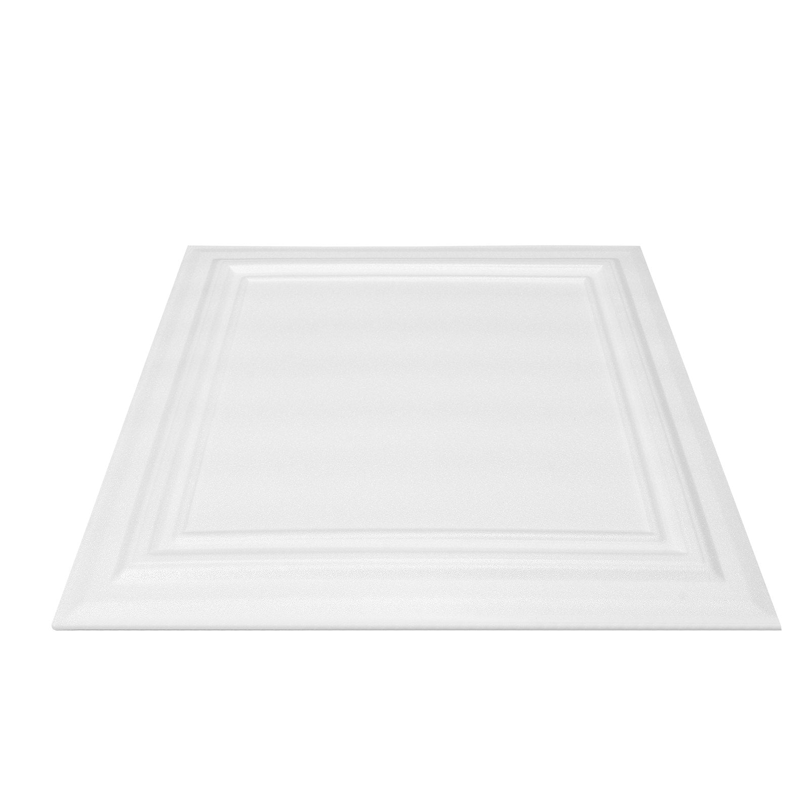Ceiling Tiles 48-Pack 20 x 20 in Polystyrene Easy Installation Glue-up V952-THBZPSB48J5097TMWV0