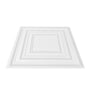 Ceiling Tiles 12-Pack 24 x 24 in PVC Easy Installation White Peg Pattern V952-THBZPVCB12J20JVLNV0