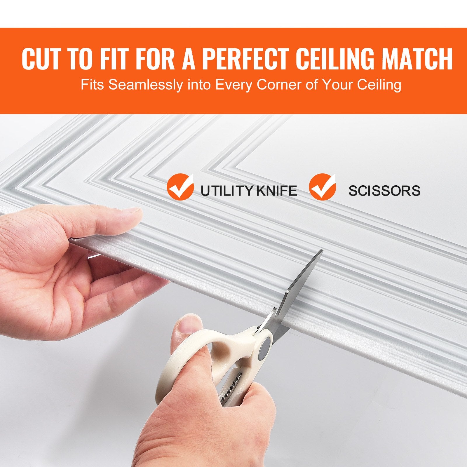 Ceiling Tiles 12-Pack 24 x 24 in PVC Easy Installation White Peg Pattern V952-THBZPVCB12J20JVLNV0