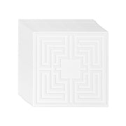 Ceiling Tiles 12-Pack 24 x 24 in PVC Easy Installation White Echo Pattern V952-THBZPVCB12J29DDRKV0