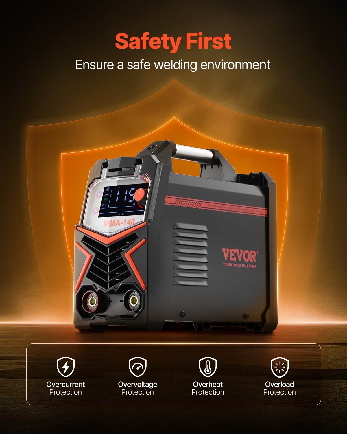 TIG Welder 4-In-1 Welding Machine Pulse MMA Lift STICK IGBT Inverter LED V952-TIGHJ140ASHYARAY5V3