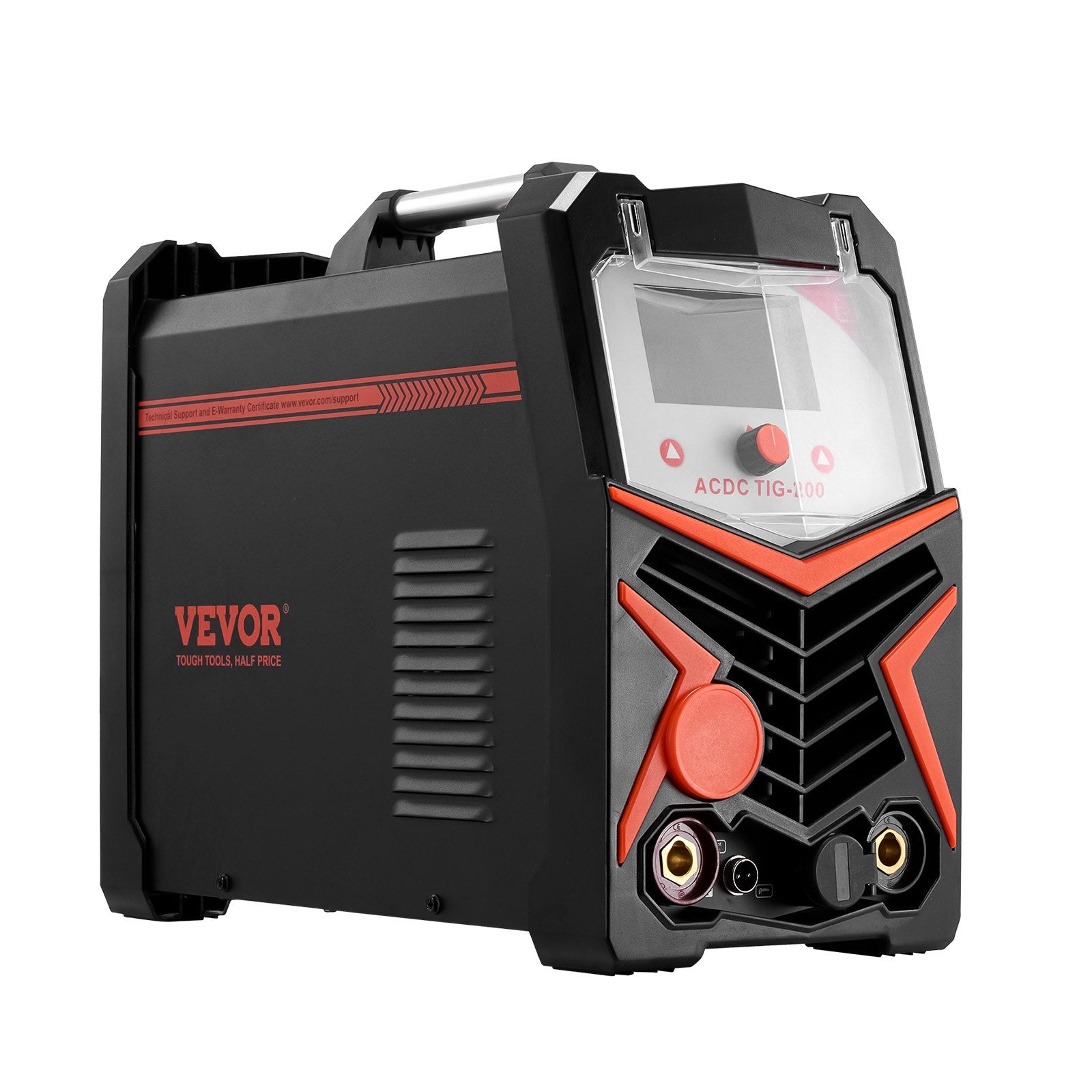 TIG Welder, 200A 6-In-1 Aluminum Welding Machine (LED Display) - AC TIG/DC TIG/AC Pulse TIG/DC Pulse TIG/Spot V952-TIGHJ200ALHY08YB1V3