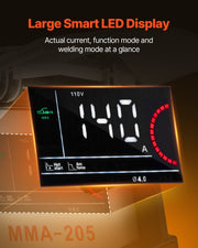 TIG Welder 2-In-1 Welding Machine Lift MMA Stick Arc IGBT Hot Start LED V952-TIGHJ205AEHYXJQPLV3