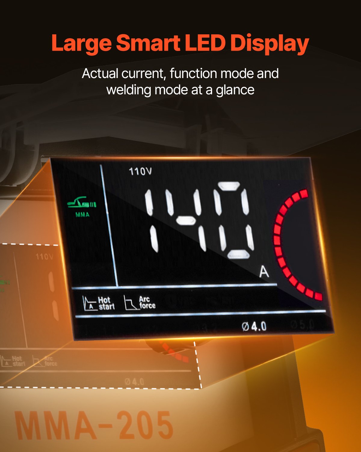 TIG Welder 2-In-1 Welding Machine Lift MMA Stick Arc IGBT Hot Start LED V952-TIGHJ205AEHYXJQPLV3