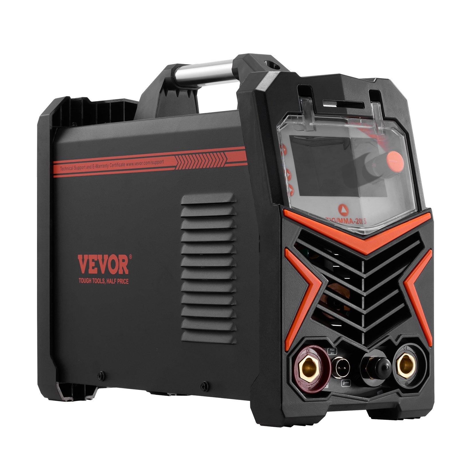 TIG Welder, 205A 3-In-1 Welding Machine (Large LED Display)- DC TIG/DC Pulse TIG/MMA(Stick), Electric Welder V952-TIGHJ205ASHYNKSKKV3