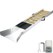 Folding Aluminum Alloy Sluice Box, Compact 50" Sluice Boxes for Gold, Lightweight Gold Sluice Equipment, V952-TJGJJSZDLCX508DSSV0