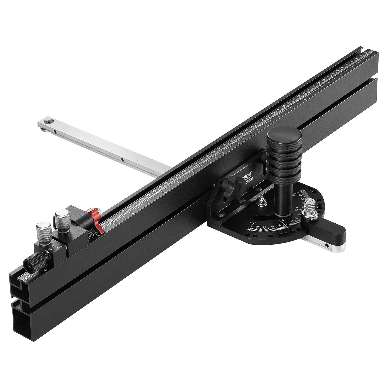 Precision Miter Gauge, Standard Slot 19 x 9.5 mm, Aluminum Alloy Table Saw Miter Gauge with 61 cm Grating 15 V952-TJXQGDKS6060DGXZUV0