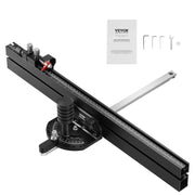 Precision Miter Gauge, Standard Slot 19 x 9.5 mm, Aluminum Alloy Table Saw Miter Gauge with 61 cm Grating 15 V952-TJXQGDKS6060DGXZUV0