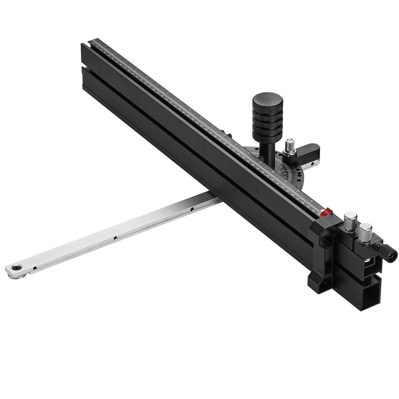 Precision Miter Gauge, Standard Slot 19 x 9.5 mm, Aluminum Alloy Table Saw Miter Gauge with 61 cm Grating 15 V952-TJXQGDKS6060DGXZUV0