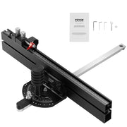 Precision Miter Gauge, Standard Slot 19 x 9.5 mm, Aluminum Alloy Table Saw Miter Gauge with 45.7 cm Grating V952-TJXQGDKS6060PEAL5V0