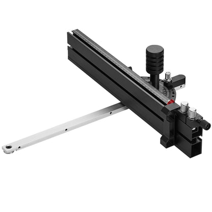 Precision Miter Gauge, Standard Slot 19 x 9.5 mm, Aluminum Alloy Table Saw Miter Gauge with 45.7 cm Grating V952-TJXQGDKS6060PEAL5V0