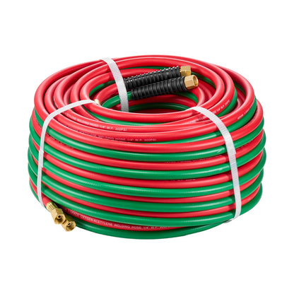 Oxygen Acetylene Hose 1/4-Inch x 100FT T Grade Hose 300PSI Max Working Pressure V952-TJYYGHJRGMG1F9RY6V0