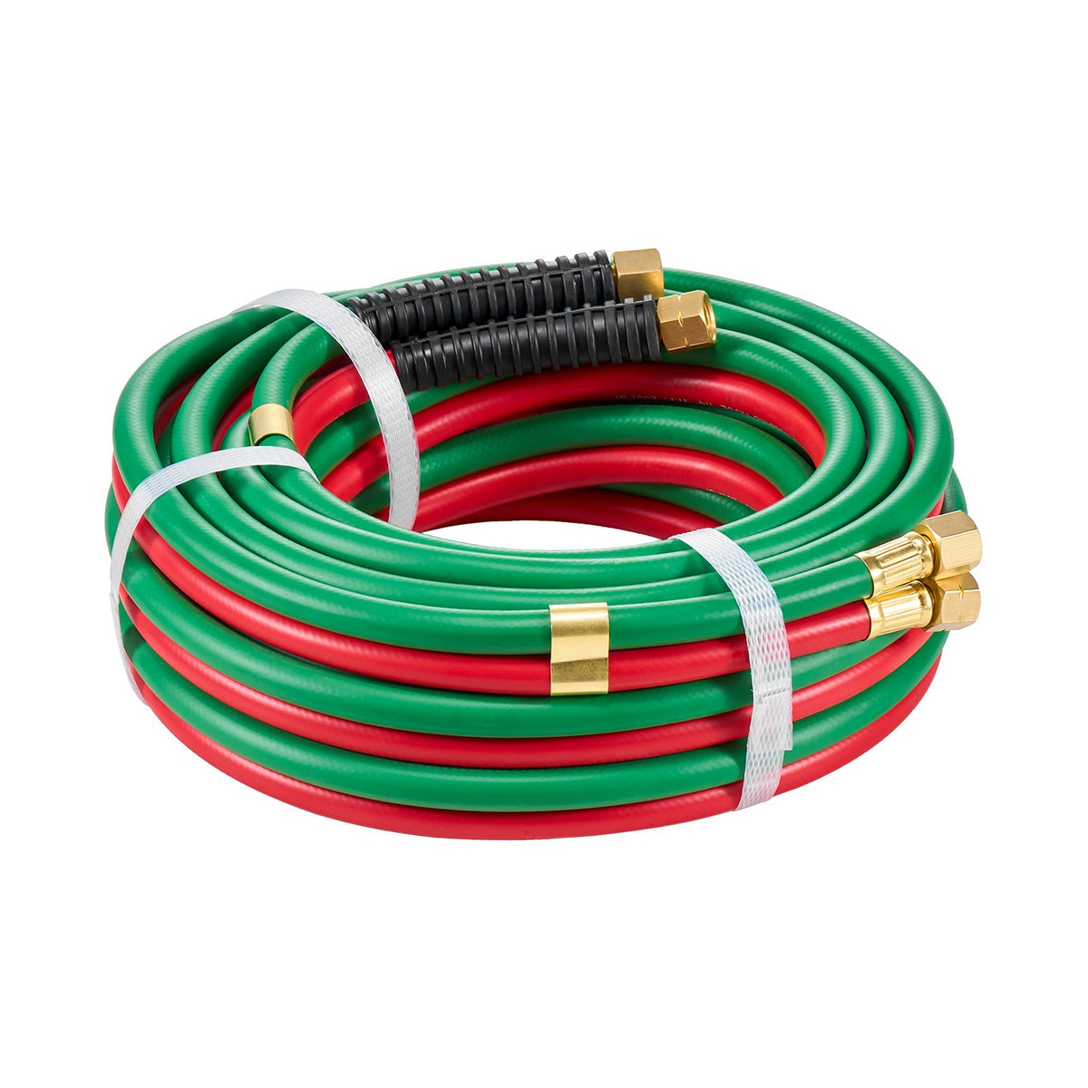 Oxygen Acetylene Hose, 1/4-Inch x 25FT Oxy Acetylene Hose with 9/16"-18 B Fitting, 300PSI T Grade Welding V952-TJYYGHJRGMG2RD7J9V0