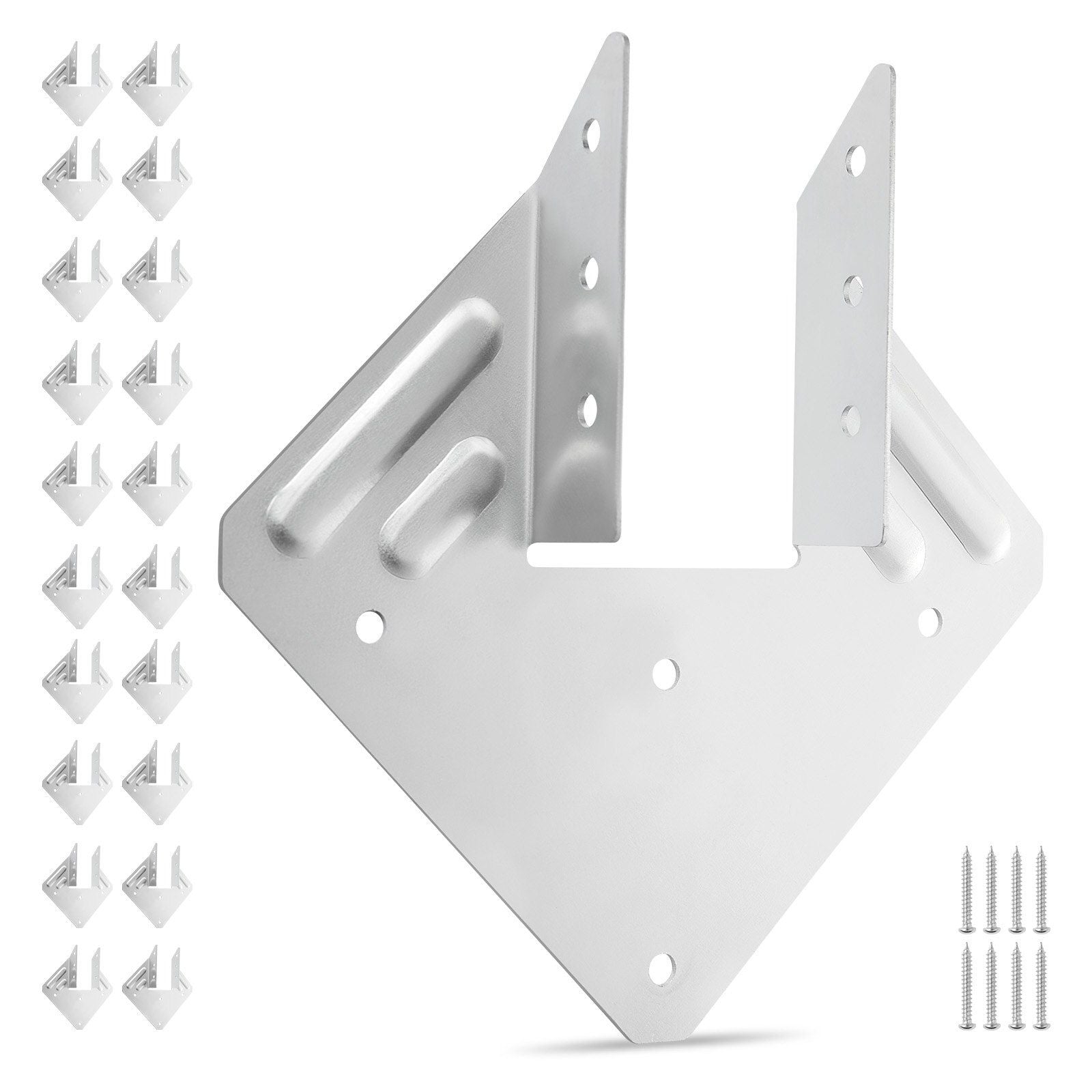 Hurricane Ties for Rafter, Inner Size 5.31x1.57x2.48 in / 135x40x63 mm, Heavy Duty Hurricane Straps, Heavy V952-TLDJ2XINCH25O5NJK001V0