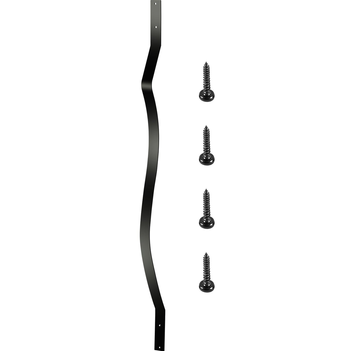 Deck Balusters, 51 Pack Metal Deck Spindles, 32.25""x1"" Staircase Baluster with Screws, Iron Deck Railing V952-TLGYC32.2550/SL5YV0