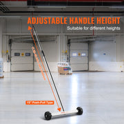 Magnetic Sweeper with Wheels, 15inch Mini Magnetic Sweeper, 8 lbs Capacity, Adjustable Handle, Lightweight V952-TLSCXQSQ15INAV9IEV0