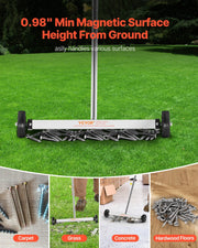 Magnetic Sweeper with Wheels, 43 cm, 4.5 kg Load Capacity, Lightweight Magnetic Pickup Sweeper with V952-TLSCXQSQ17INCXRNS001V0